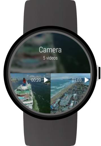 Video Gallery for Wear OS (Android Wear) स्क्रीनशॉट 4