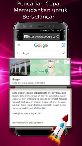Mokep Browser-Pembuka Blokir 2021 screenshot 2
