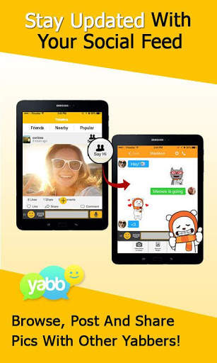 Yabb Messenger - Free calls, chat, social network screenshot 9