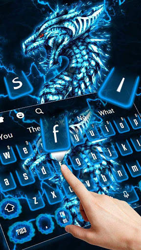 Ice Dragon Keyboard screenshot 1