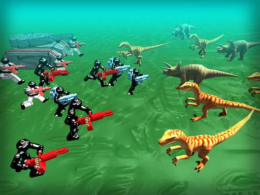 Battle Simulator: Stickman v.s. Dinosaur screenshot 12