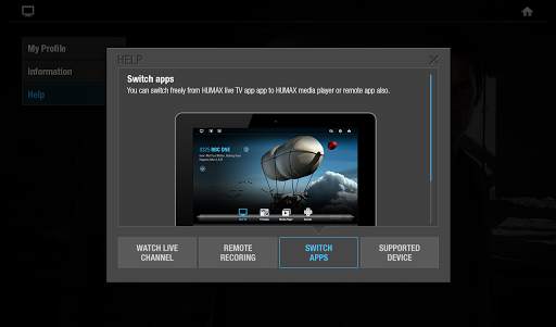 HUMAX Live TV for Tablet screenshot 2