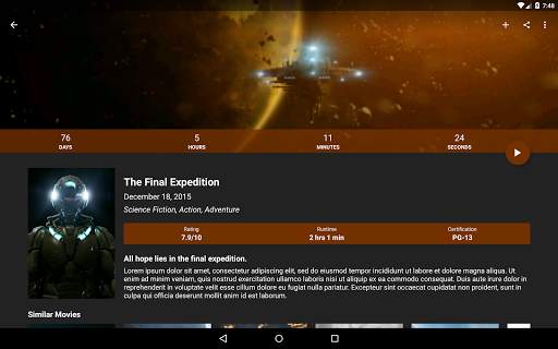 MovieDay Countdown Movie List screenshot 9