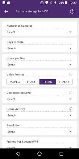 WD Purple Storage Calculator скриншот 3