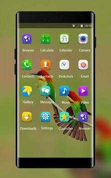 Colorful Birds Theme for Samsung Galaxy Fame Lite screenshot 2