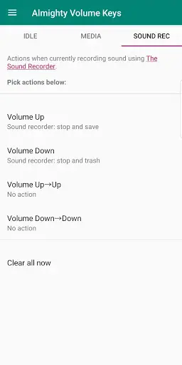 Almighty Volume Keys: Powerful remapper 5 تصوير الشاشة
