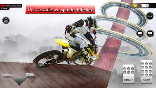 cascades de vélo méga rampe screenshot 2