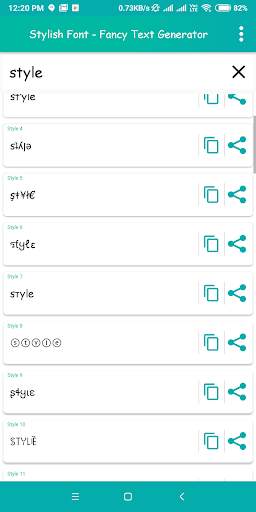 Stylish Font – Fancy Text Generator screenshot 6