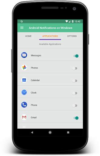 Notifications on Windows for Android screenshot 3