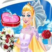 dress up wedding day girls games logo