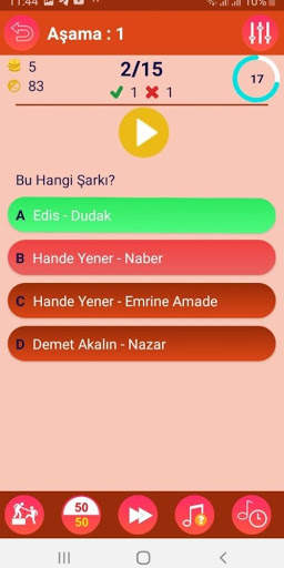 Bu hangi şarkı? Müzik oyunu screenshot 4