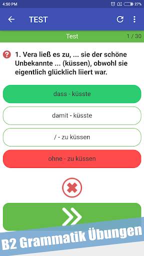 Learn German B2 Grammar Free screenshot 3
