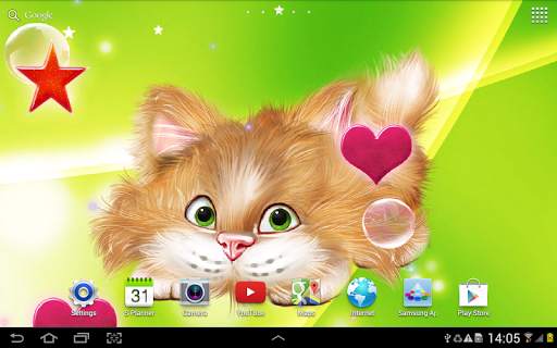 Funny Cat Live Wallpaper 7 تصوير الشاشة