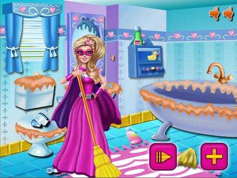 Super Girl Bathroom Clean Up screenshot 1