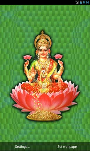 Mata Lakshmi Live Wallpaper screenshot 4