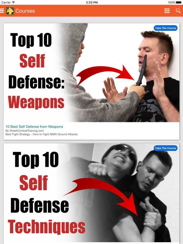 Self Defense Techniques Self Defence Training Apps screenshot 7
