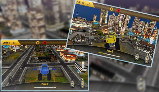 3D Monster Truck Pilot Flying Car screenshot 2