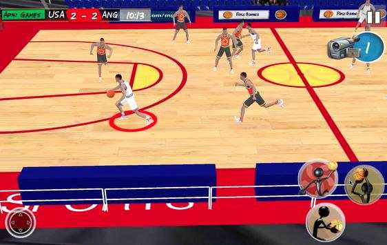 Real Basketball Game 2016 screenshot 2
