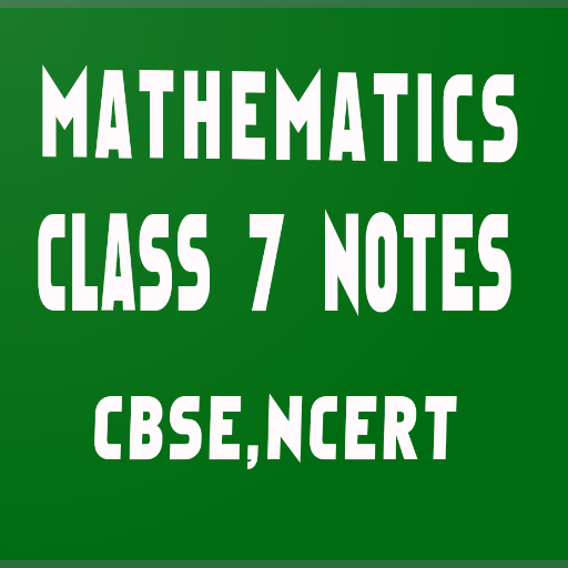 Mathematics class 7 notes icon