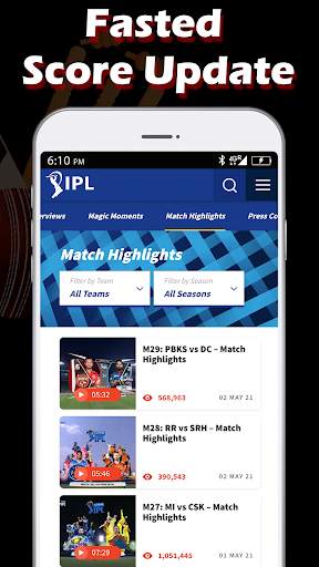 IPL Cricket Match - Live Cricket Score screenshot 2
