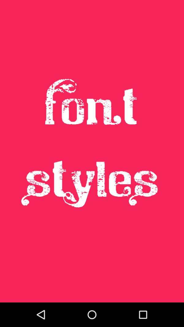 Font Styles screenshot 1