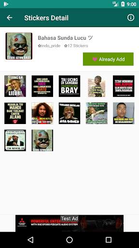 Stiker WA Lucu WaStickersApps screenshot 1