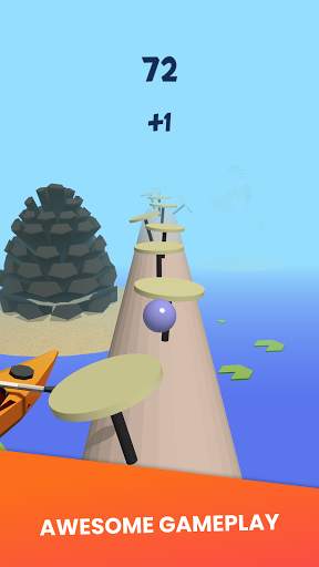 Bouncy Ball 3D Game - Hyper-casual, Ball jump game screenshot 4