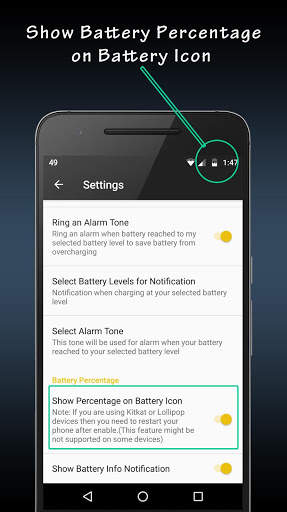 Battery Full Alarm screenshot 3