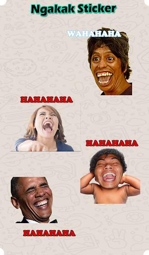 Stiker New Ngakak Funny - WAStickerApps screenshot 1