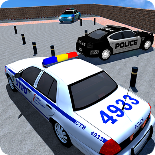 polizia auto parcheggio: sfida Gioco 3d icon