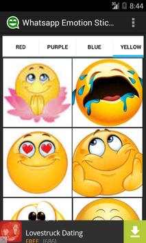 Emotion Color Sticker Whatsapp screenshot 4