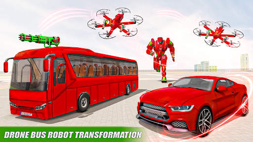 US Drone Bus Robot Transform screenshot 5