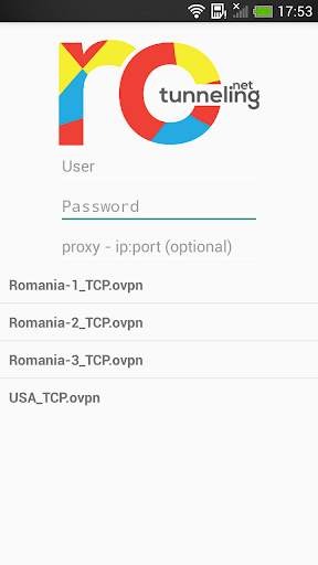 RoTunneling VPN screenshot 1