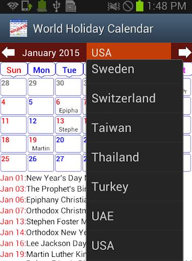 Holiday Calendar 2024 screenshot 17