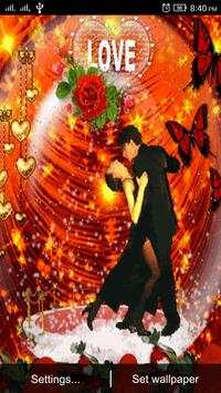 3D Couple Globe Live Wallpaper screenshot 3