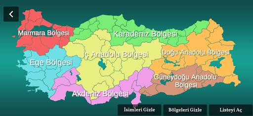 Türkiye Haritası Quiz screenshot 6