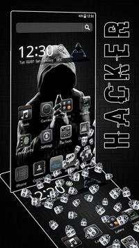 Black Hacker Gravity Theme screenshot 3