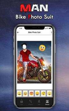 Men Moto Bike Photo Suit - Bike Rider Image Editor screenshot 4