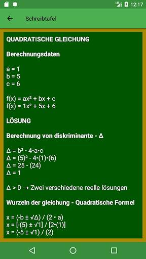 Mathematische Formeln screenshot 2