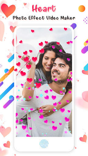 Heart Photo Effect Video Maker with Music screenshot 1