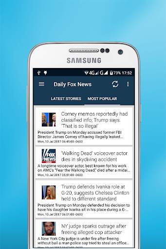 Daily News for Fox News screenshot 2