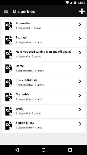 Droid Automation screenshot 1