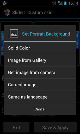 SlideIT Skin Customizer screenshot 3
