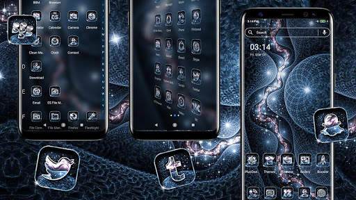 Fractal River Launcher Theme screenshot 2