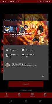 Onepiece VPN screenshot 1