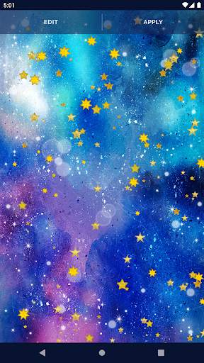 Gold Stars Live Wallpaper screenshot 4