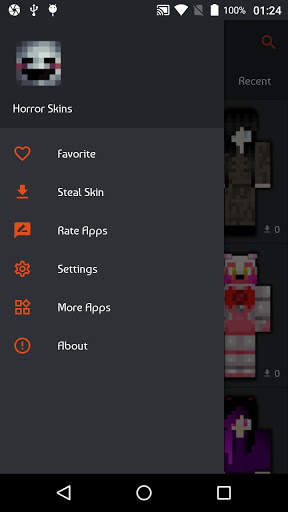 Horror Skins for Minecraft PE screenshot 4