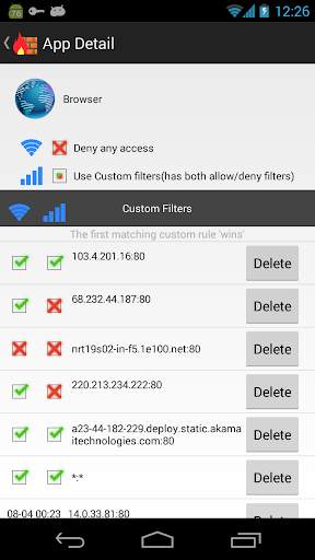NoRoot Firewall Beta screenshot 2