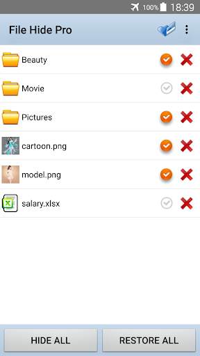 File Hide Pro-Hide Pics,Videos 5 تصوير الشاشة