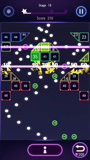 Brick Crush Saga - Glow Ball screenshot 4